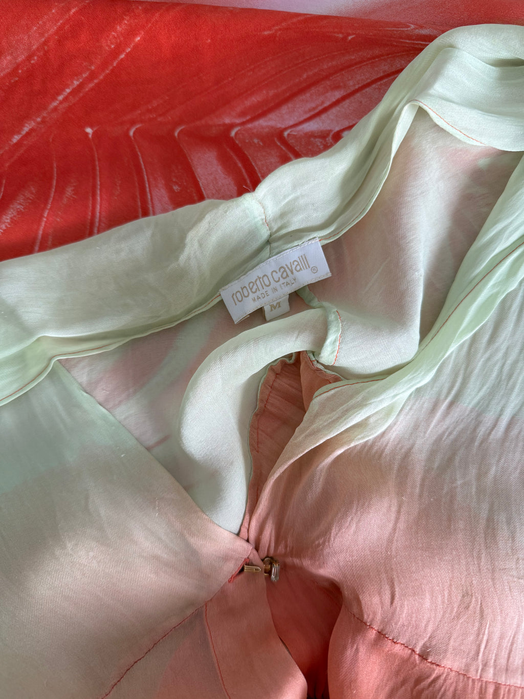 Roberto Cavalli S/S 2000 silk set
