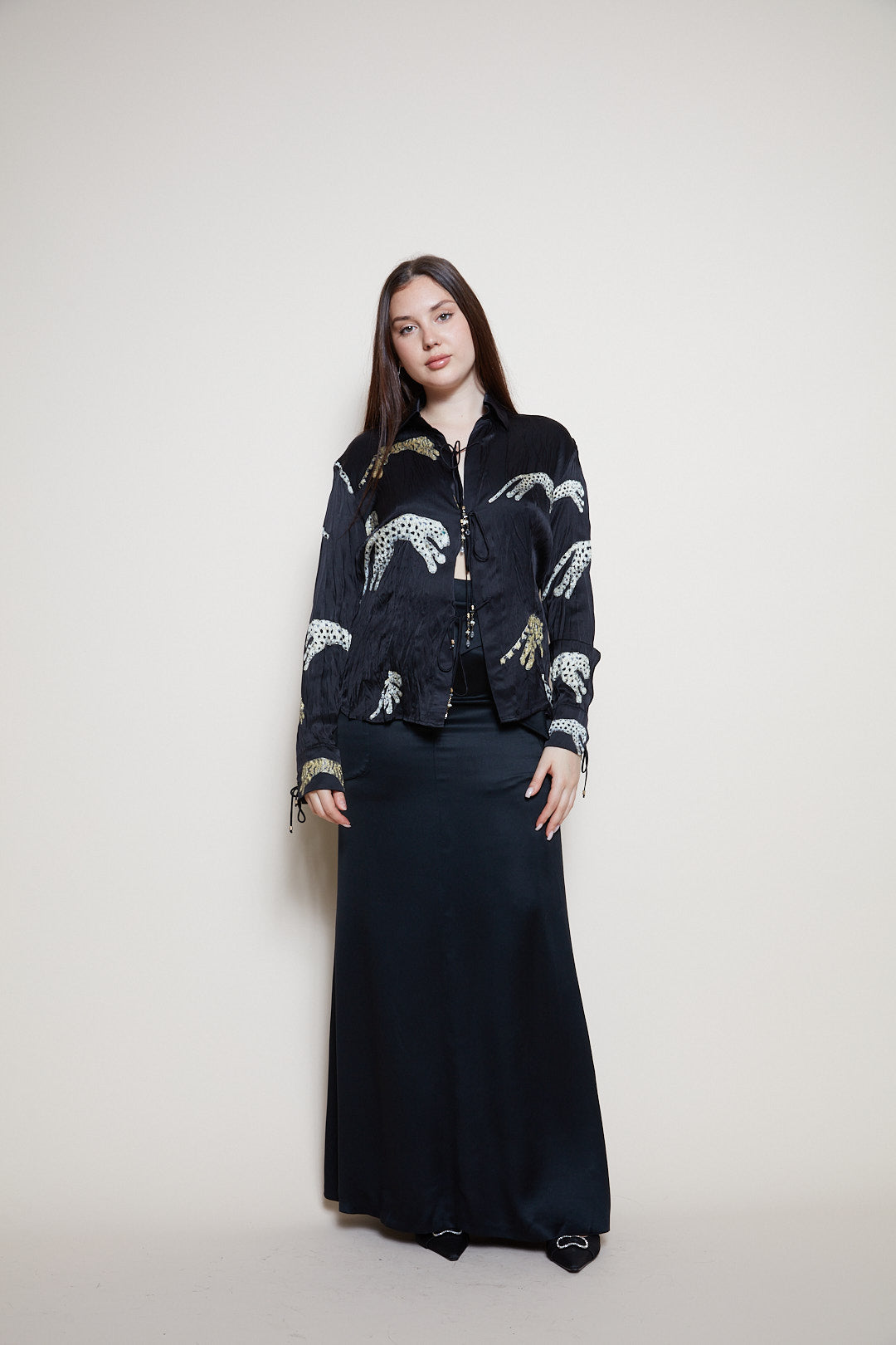 Roberto Cavalli F/W 2002 silk shirt
