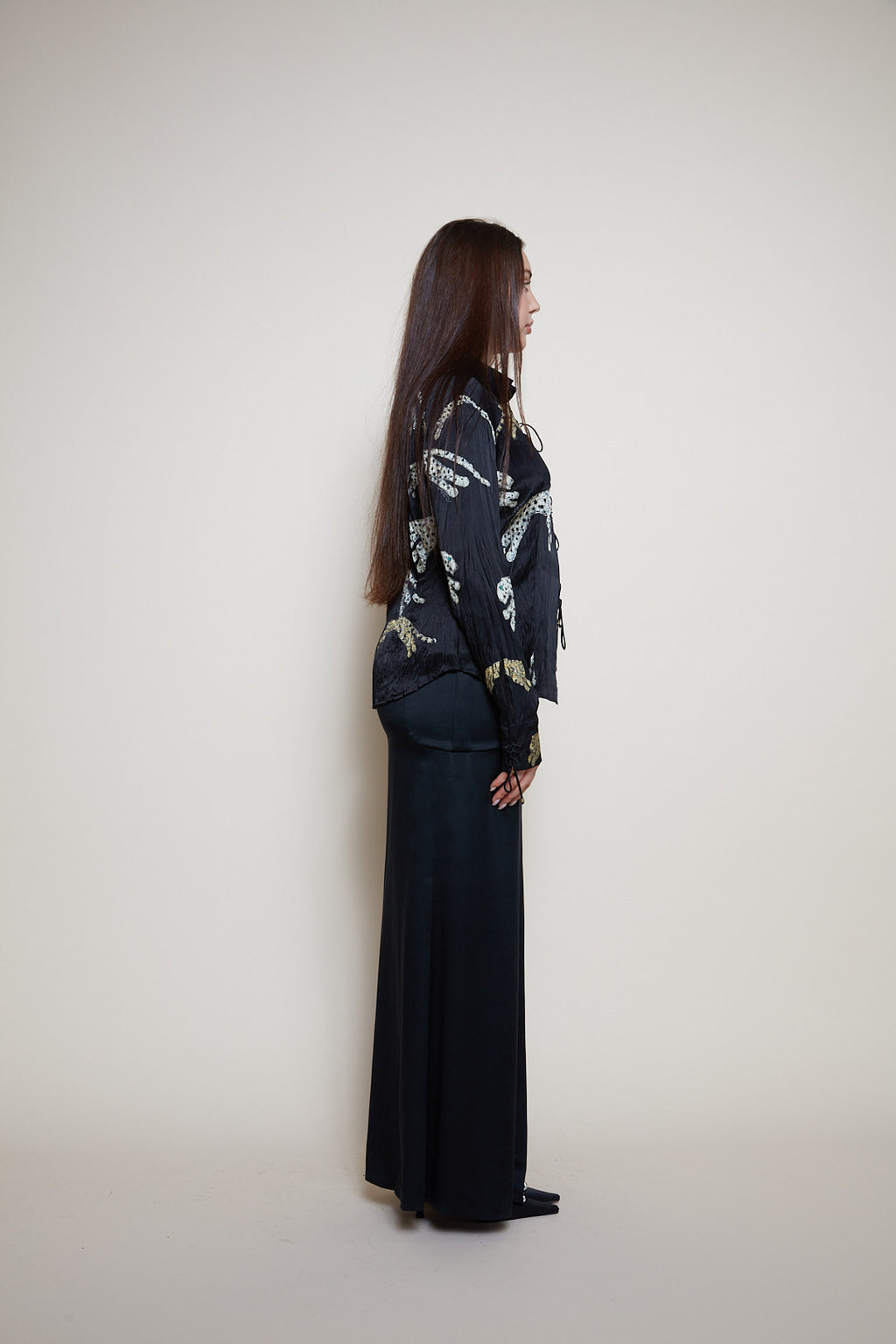 Roberto Cavalli F/W 2002 silk shirt