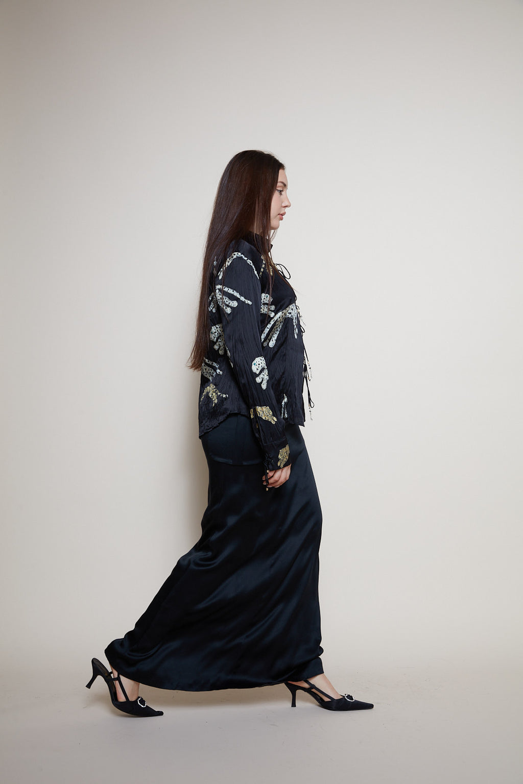 Roberto Cavalli F/W 2002 silk shirt