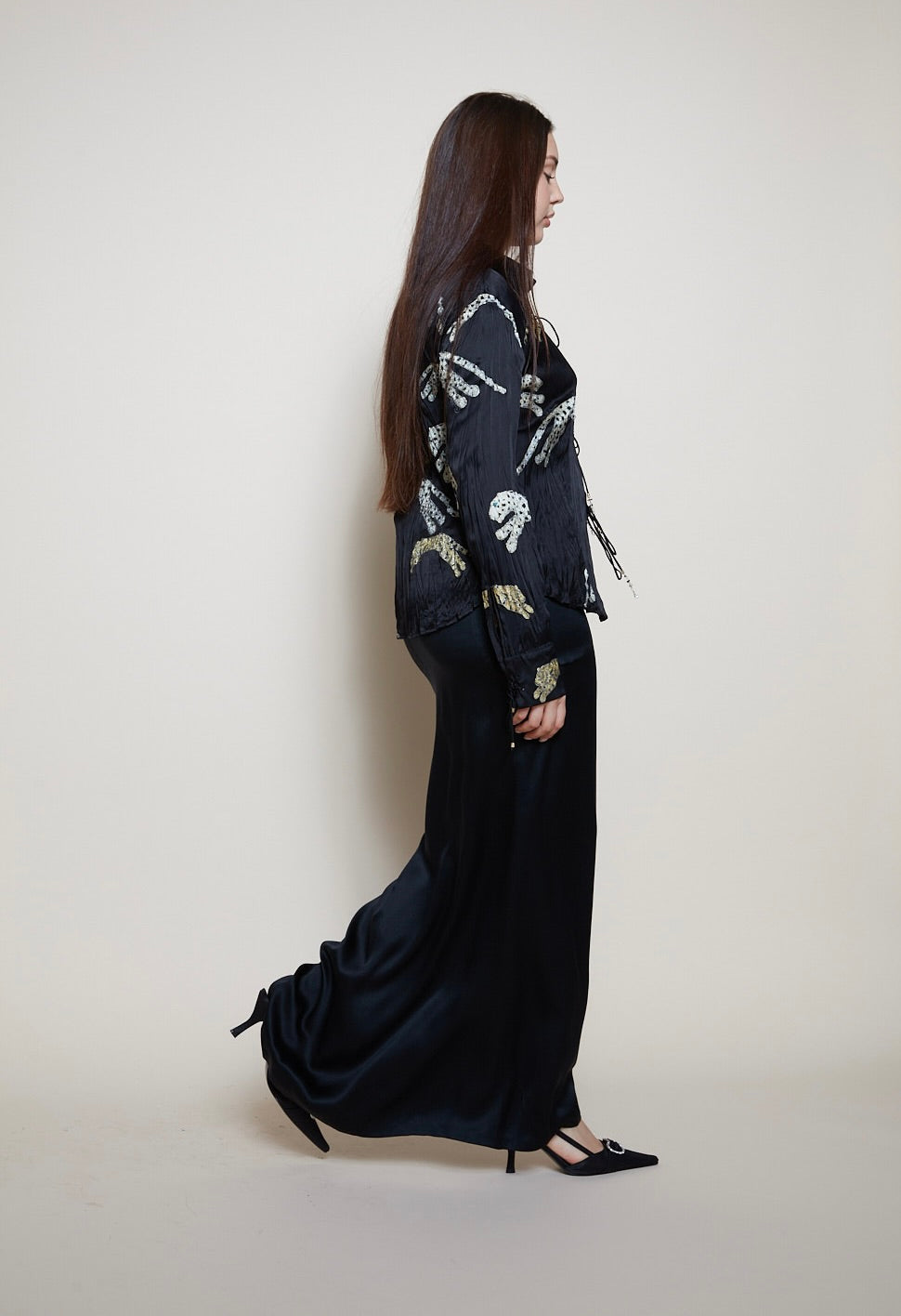 Roberto Cavalli F/W 2002 silk shirt