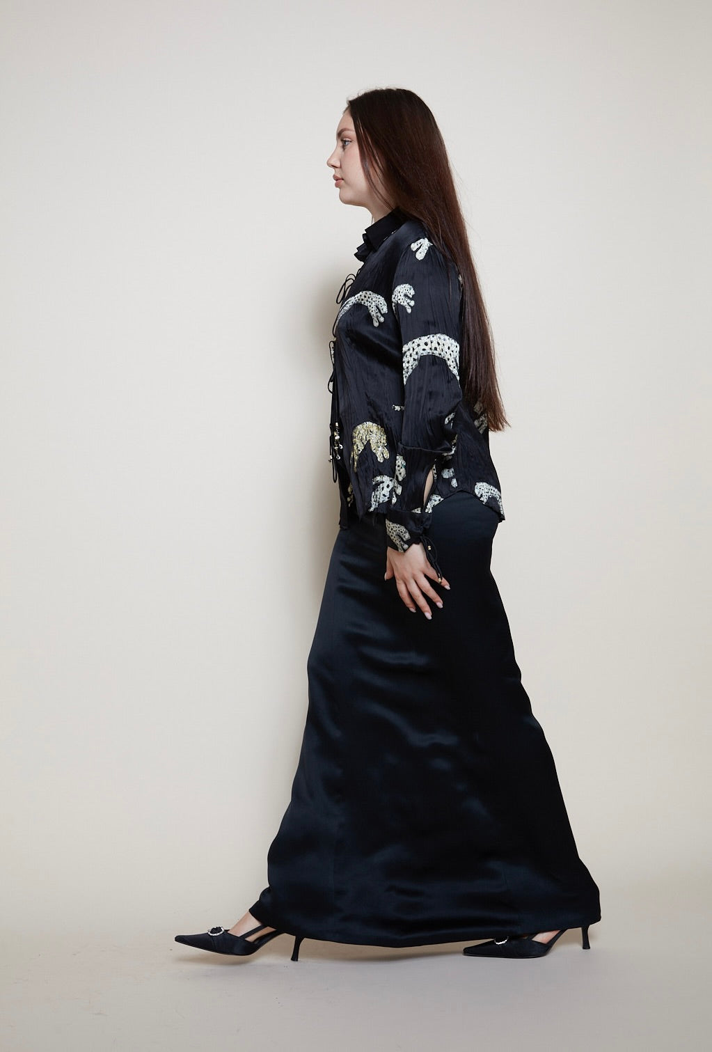 Roberto Cavalli F/W 2002 silk shirt