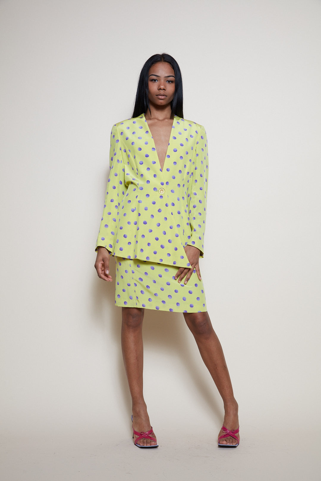 Emanuel Ungaro 90s silk co-ord