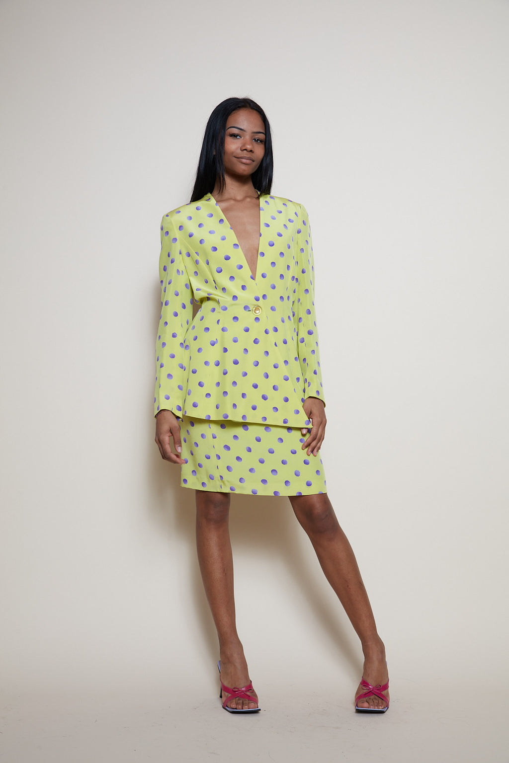 Emanuel Ungaro 90s silk co-ord