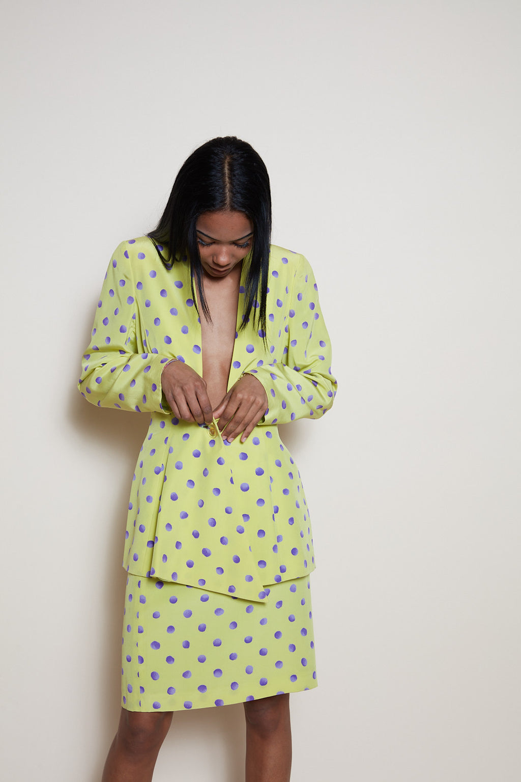 Emanuel Ungaro 90s silk co-ord