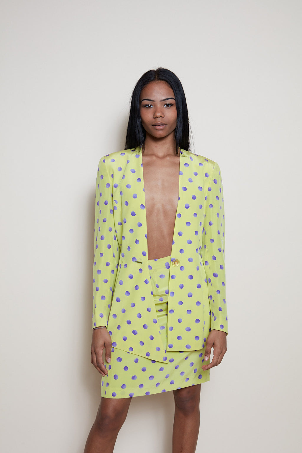 Emanuel Ungaro 90s silk co-ord