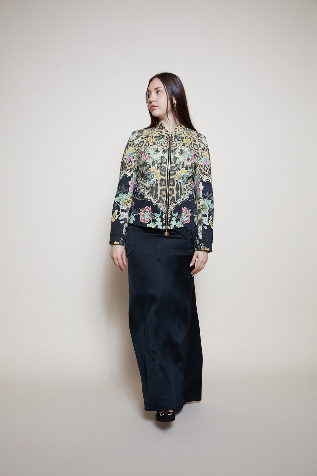 Iceberg 90s maxi silk skirt