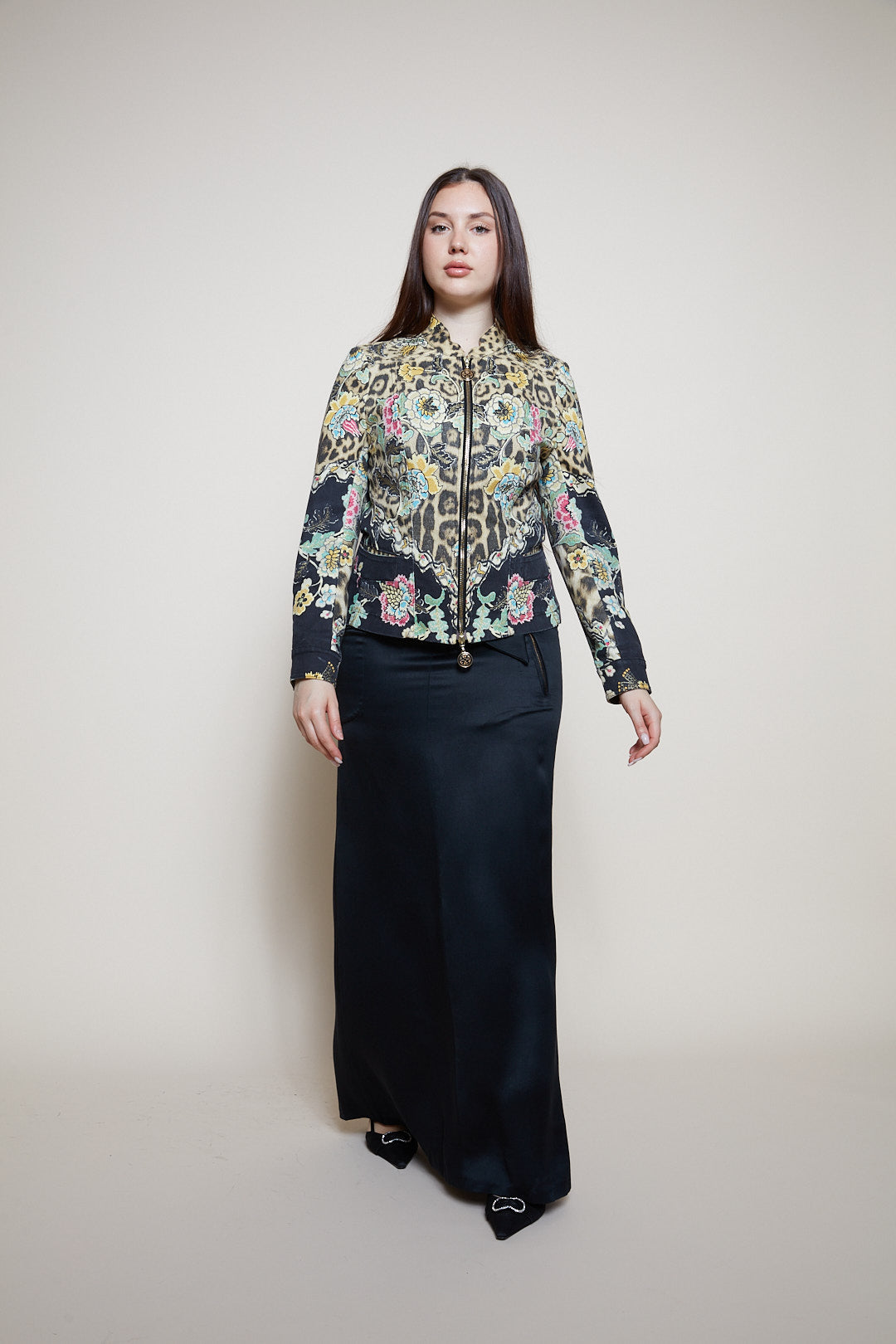 Iceberg 90s maxi silk skirt