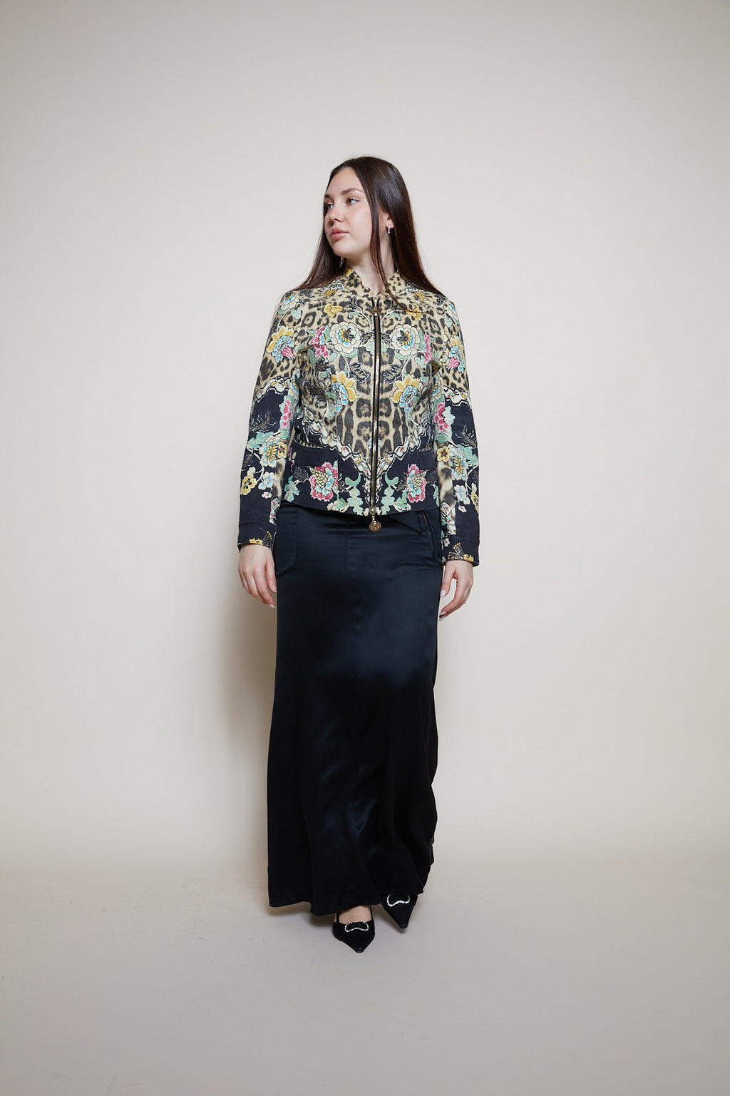 Iceberg 90s maxi silk skirt