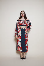 Jean Paul Gaultier 90s floral coordinated