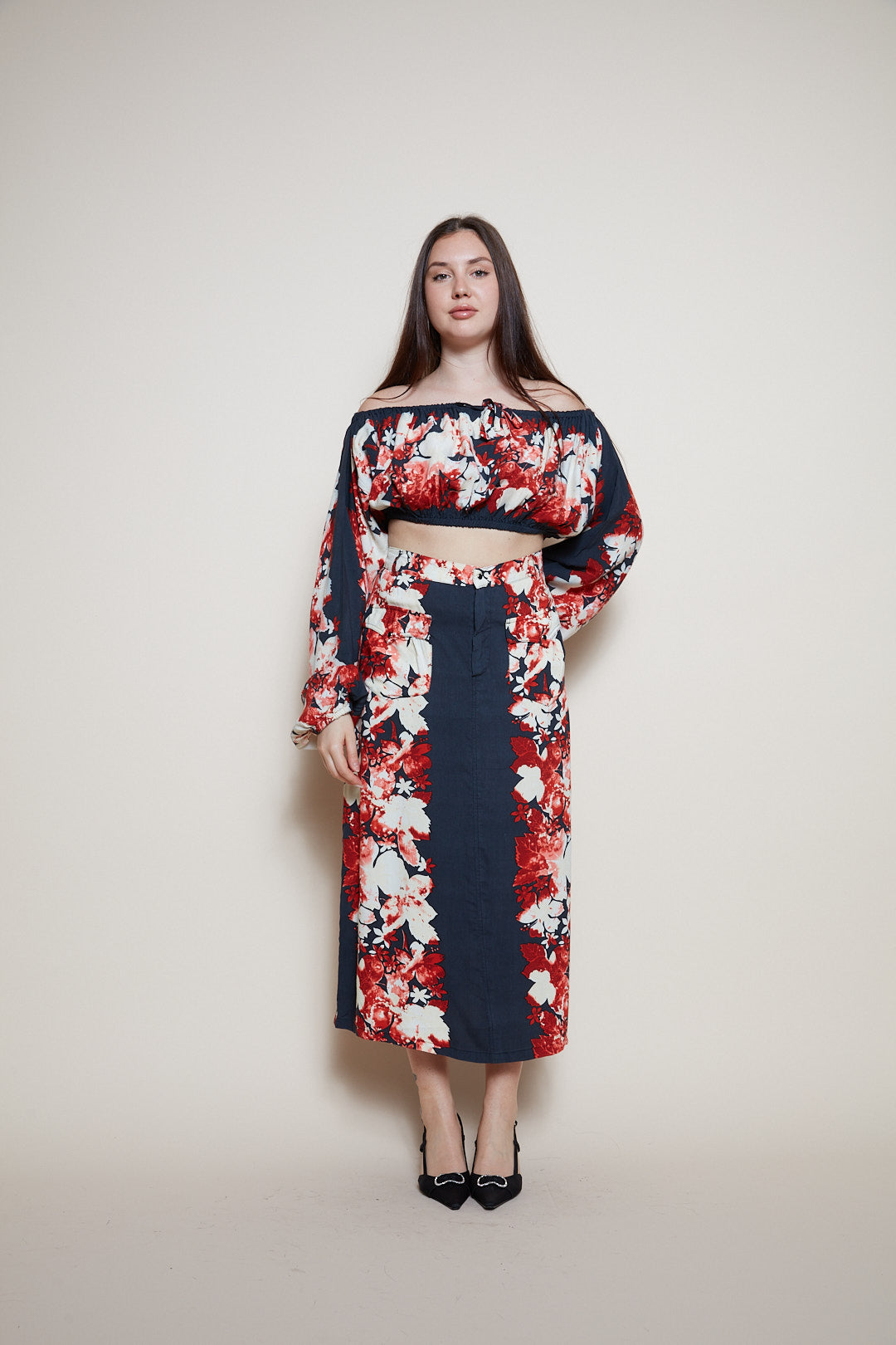 Jean Paul Gaultier 90s floral coordinated