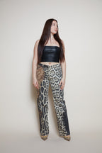 Roberto Cavalli F/W 2001 leopard pants