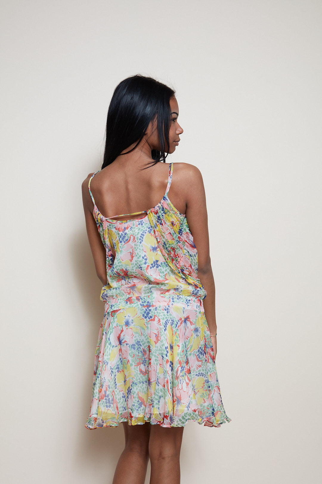 Jill Stuart mini floral silk dress