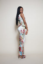 Roberto Cavalli S/S 2003 floral silk pants