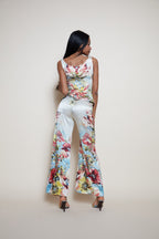 Roberto Cavalli S/S 2003 floral silk pants
