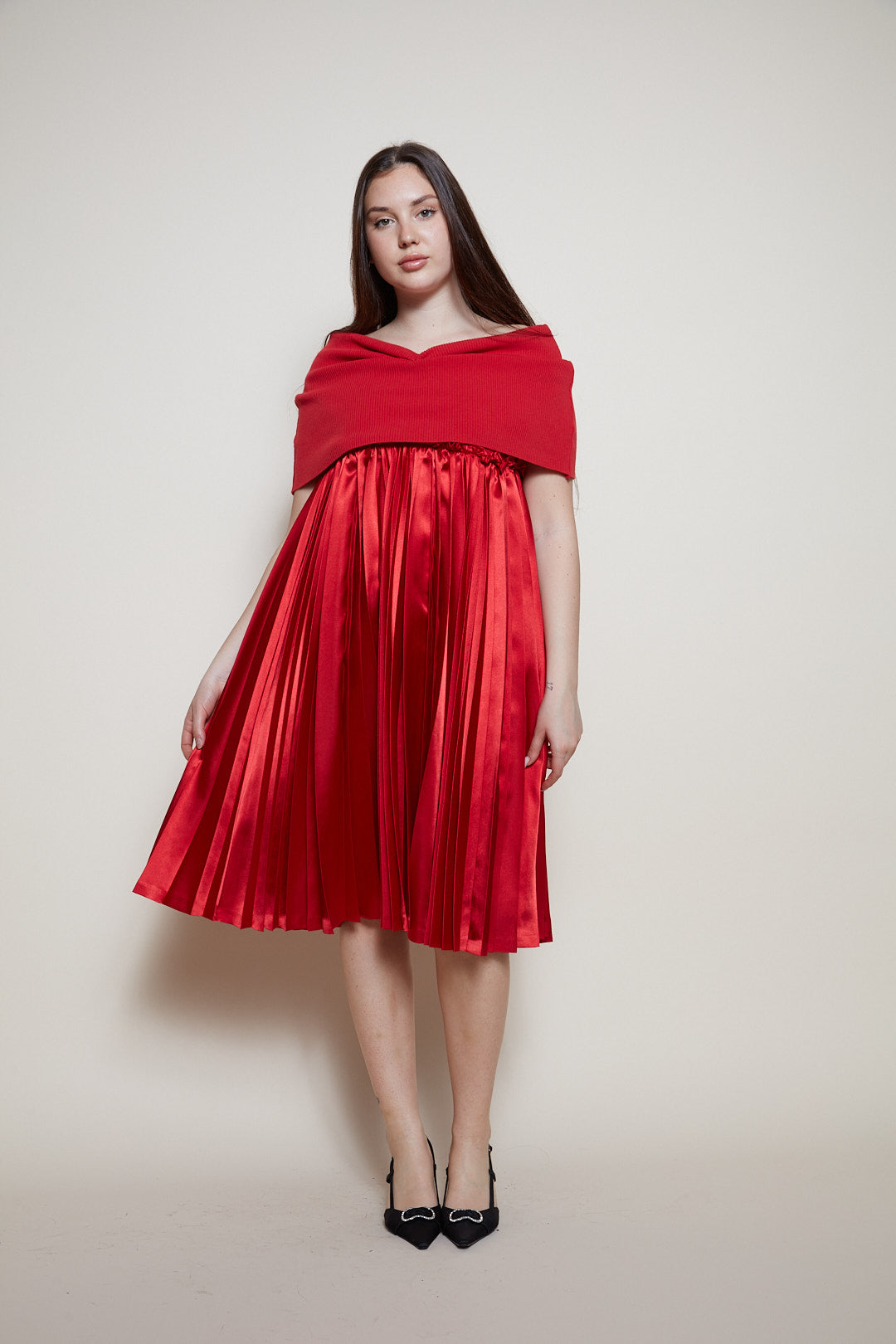 Junya Watanabe red dress 2000s