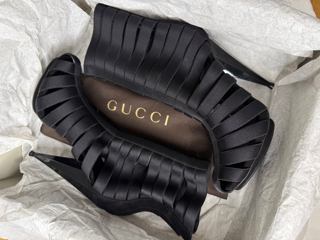 Gucci S/S 2014 multi straps boots