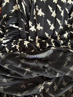 Ungaro midi "fall in love" black dress