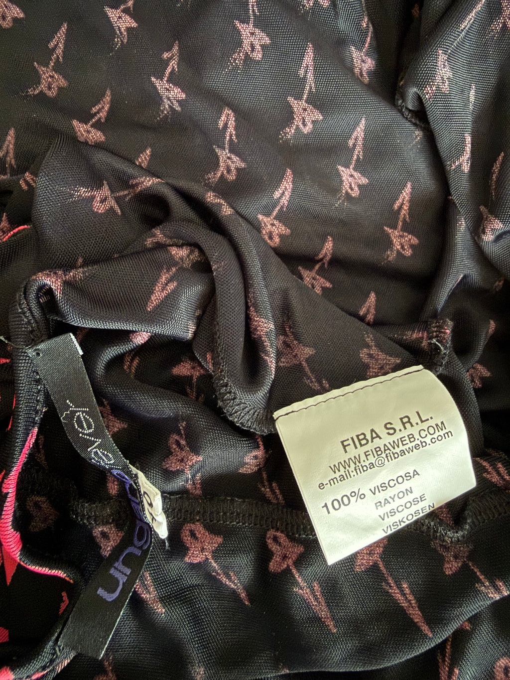 Ungaro Fever midi dress pink "fall in love" hearts