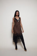Lolita Lempicka silk lace dress