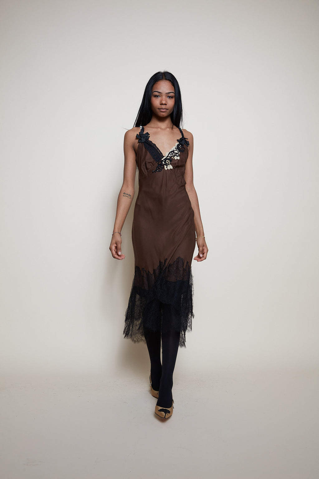 Lolita Lempicka silk lace dress