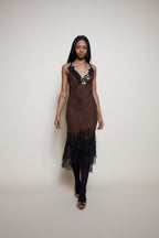 Lolita Lempicka silk lace dress