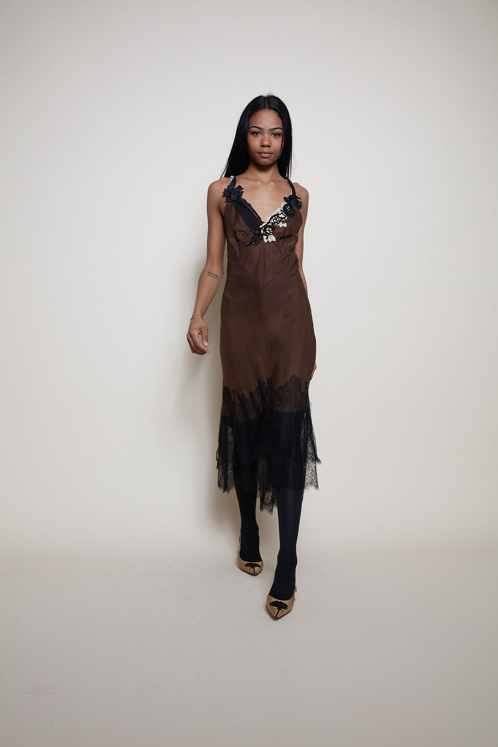 Lolita Lempicka silk lace dress