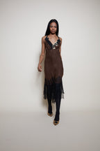 Lolita Lempicka silk lace dress