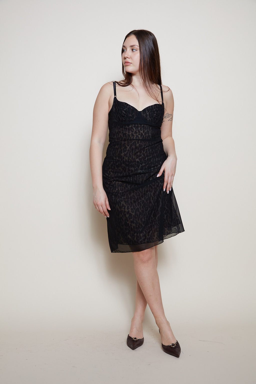 D&G sheer dress animalier
