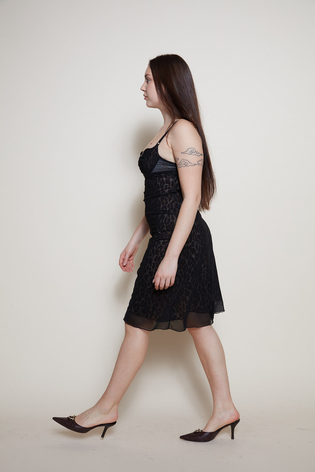 D&G sheer dress animalier