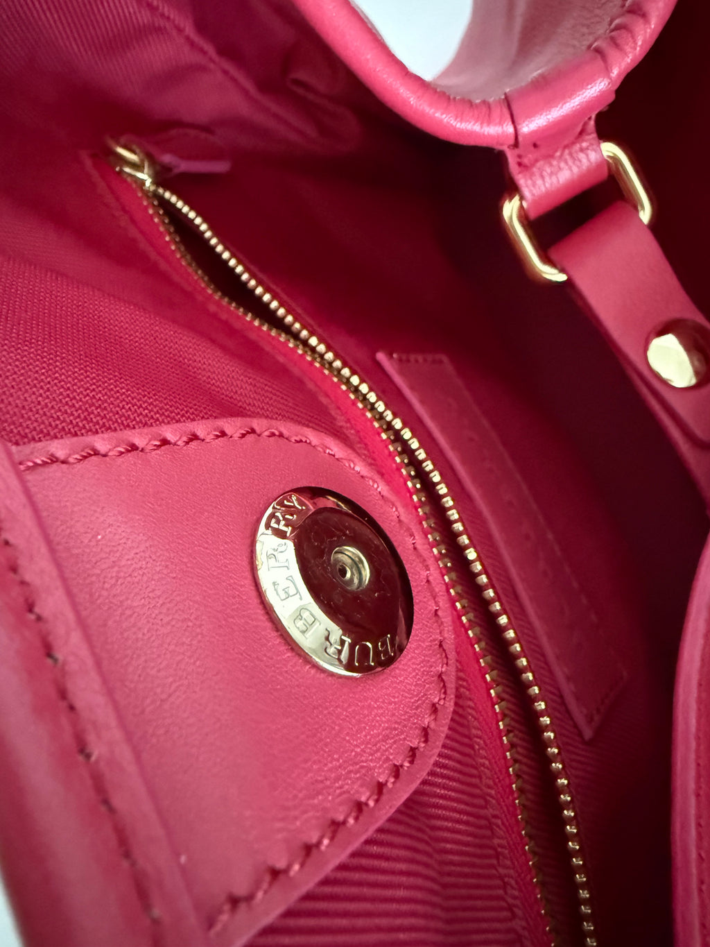 Burberry Canterbury handle bag pink circa 2017