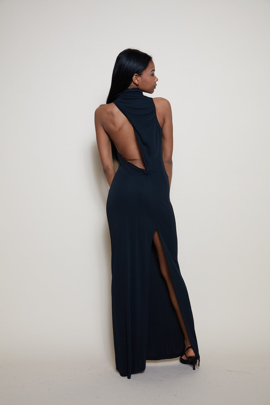 La Perla 90s maxi black dress