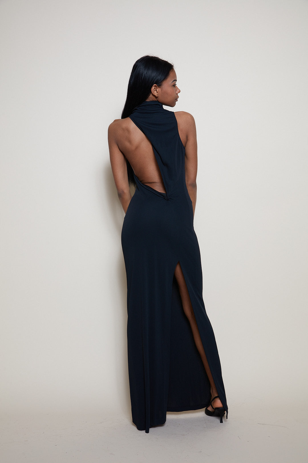 La Perla 90s maxi black dress