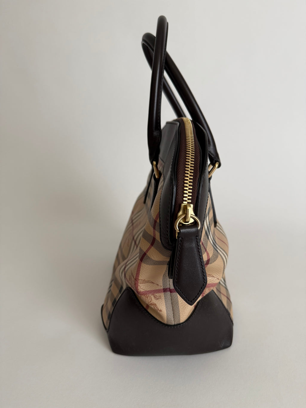 Burberry handbag and wallet included canvas 