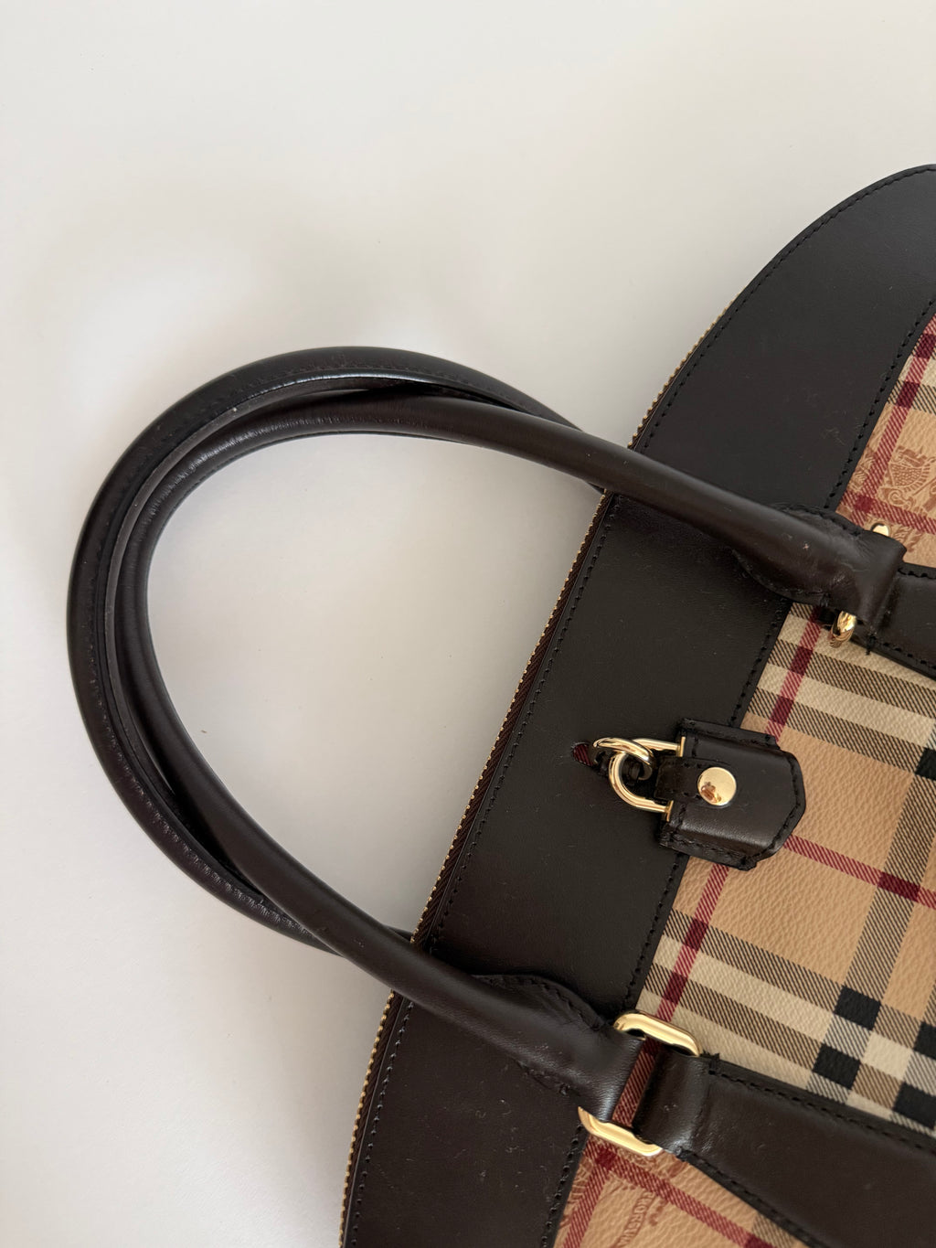 Burberry handbag and wallet included canvas 