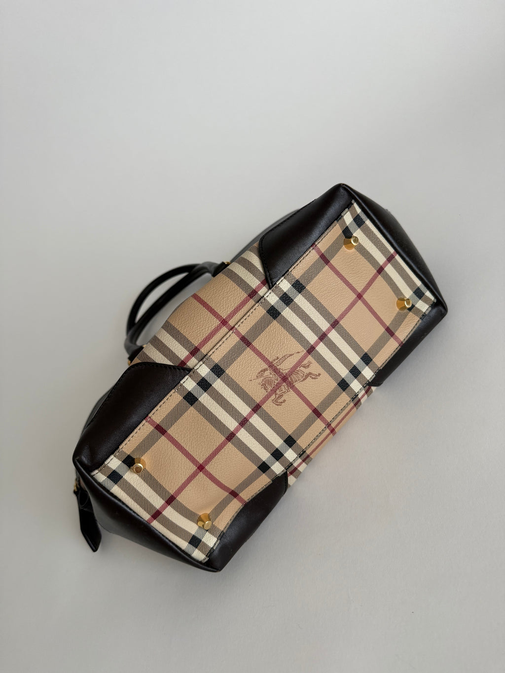 Burberry handbag and wallet included canvas 
