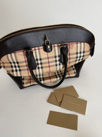 Burberry handbag and wallet included canvas 
