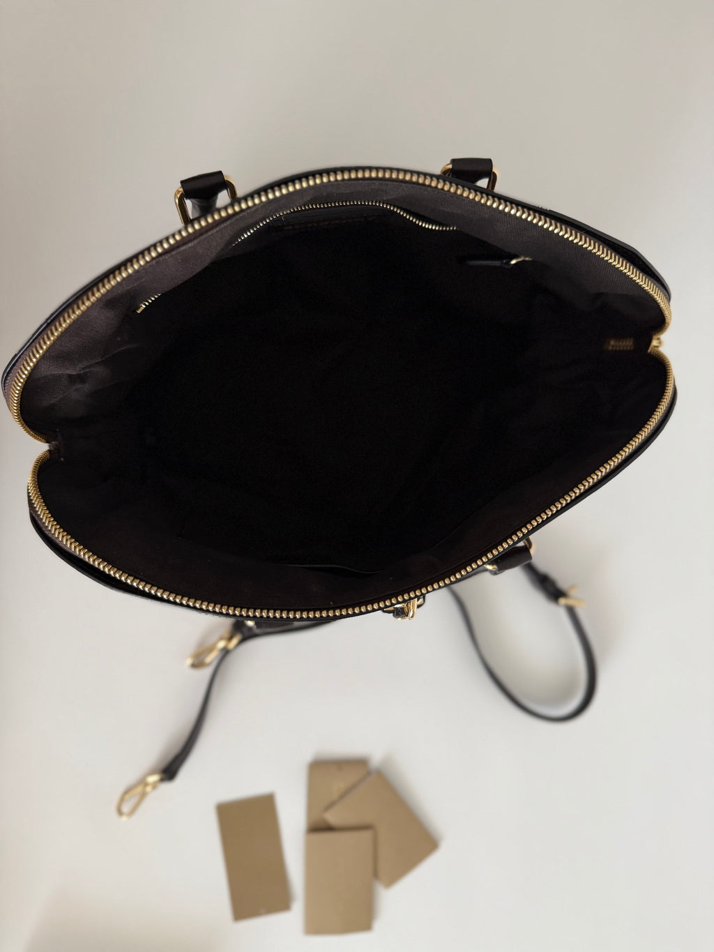 Burberry handbag and wallet included canvas 