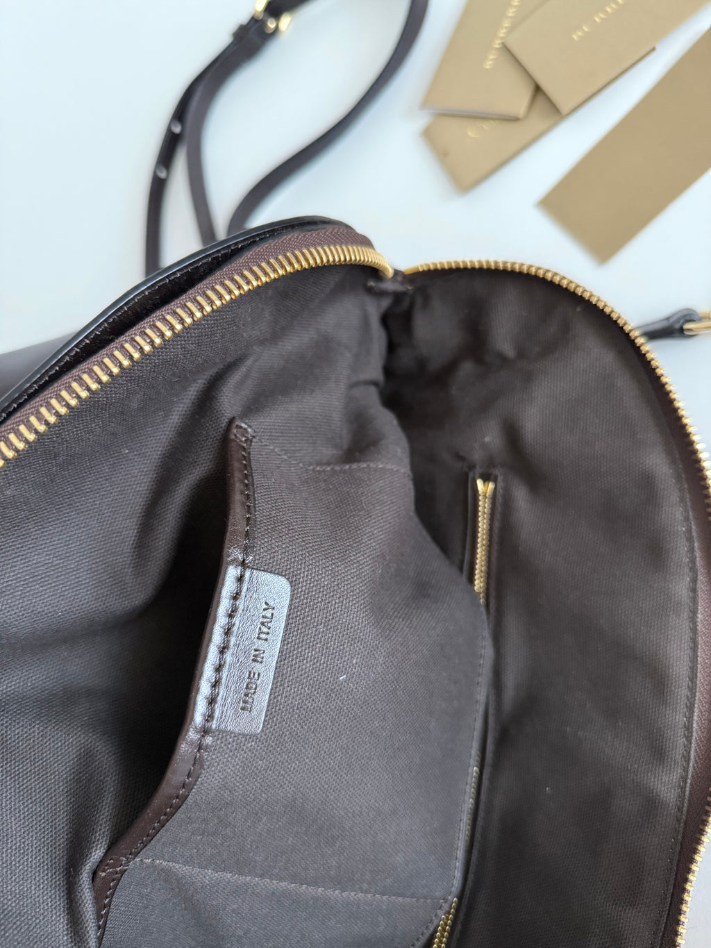 Burberry handbag and wallet included canvas 