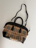 Burberry handbag and wallet included canvas 