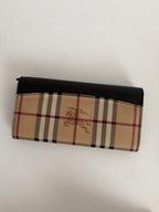 Burberry handbag and wallet included canvas 