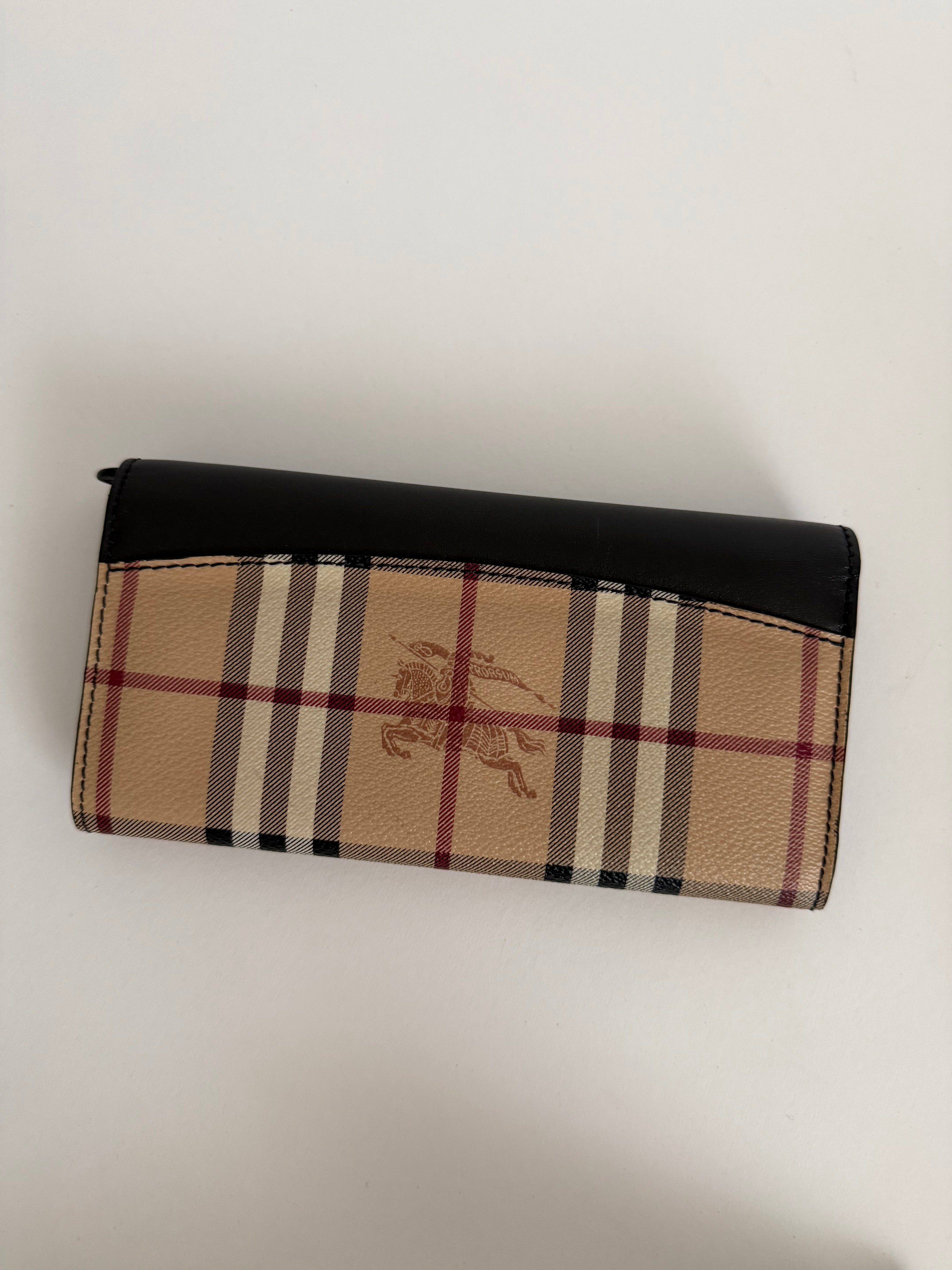 Burberry handbag and wallet included canvas 