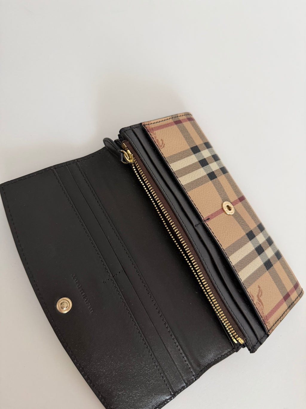Burberry handbag and wallet included canvas 