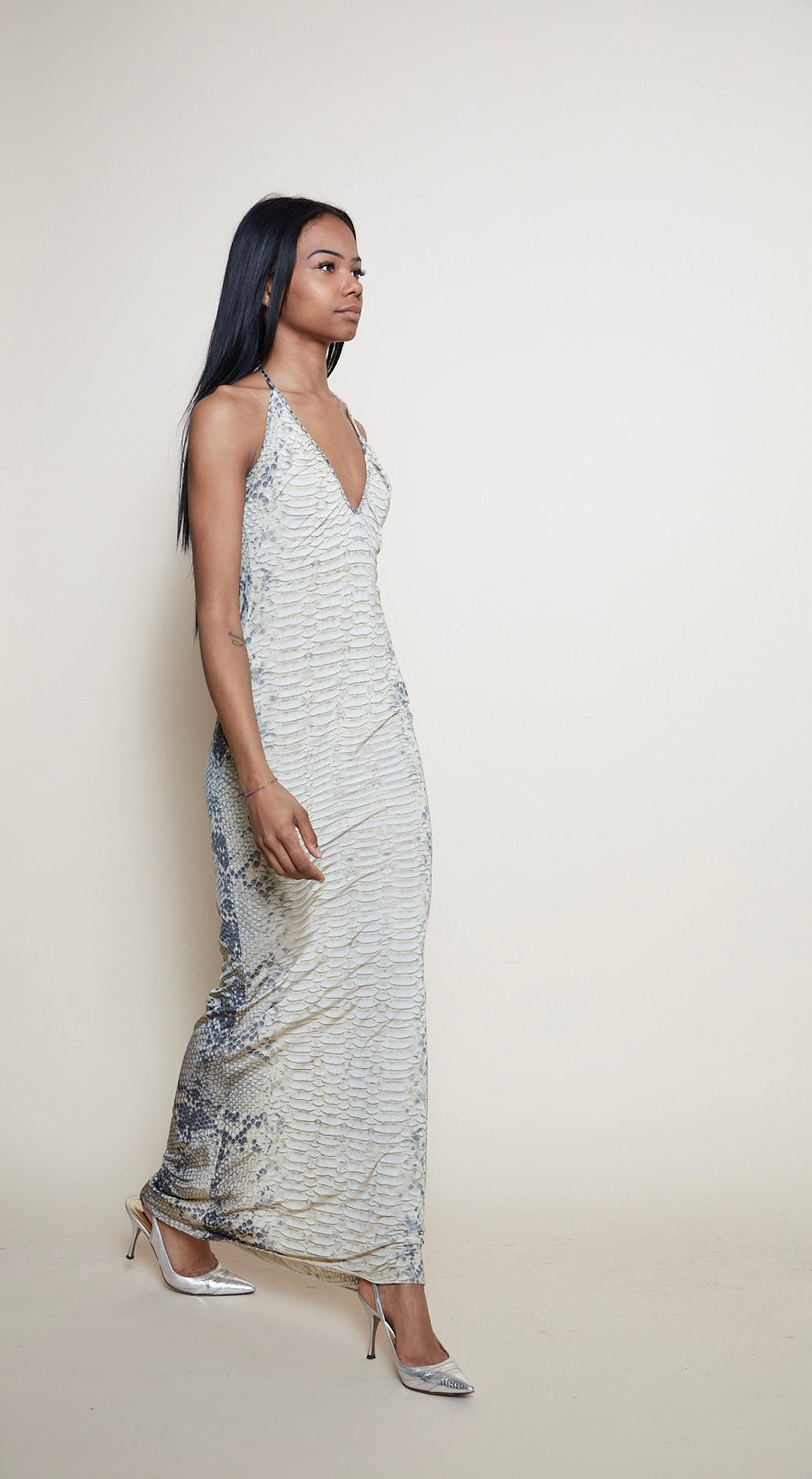 Freedom Roberto Cavalli python dress
