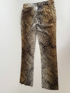 Roberto Cavalli SS 2005 silk leopard pants vintage stretchy
