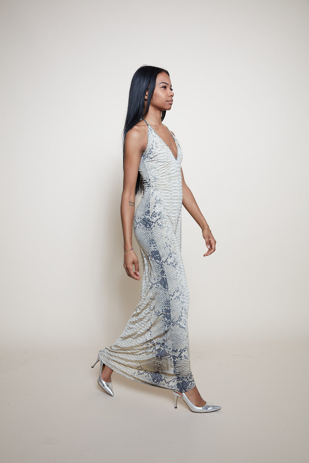 Freedom Roberto Cavalli python dress