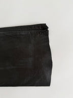 Roberto Cavalli SS 2003 black leather pants 