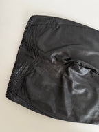 Roberto Cavalli SS 2003 black leather pants 