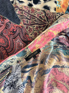Roberto Cavalli FW 2002 patchwork silk shirt baroque vintage