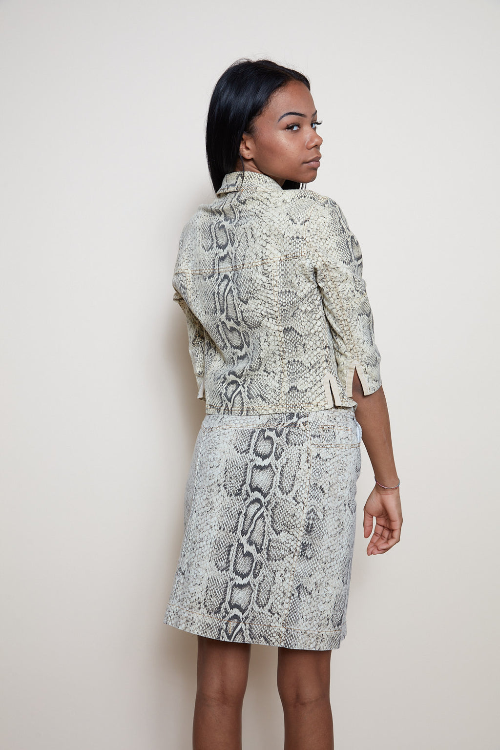 Roberto Cavalli S/S 2000 snake set